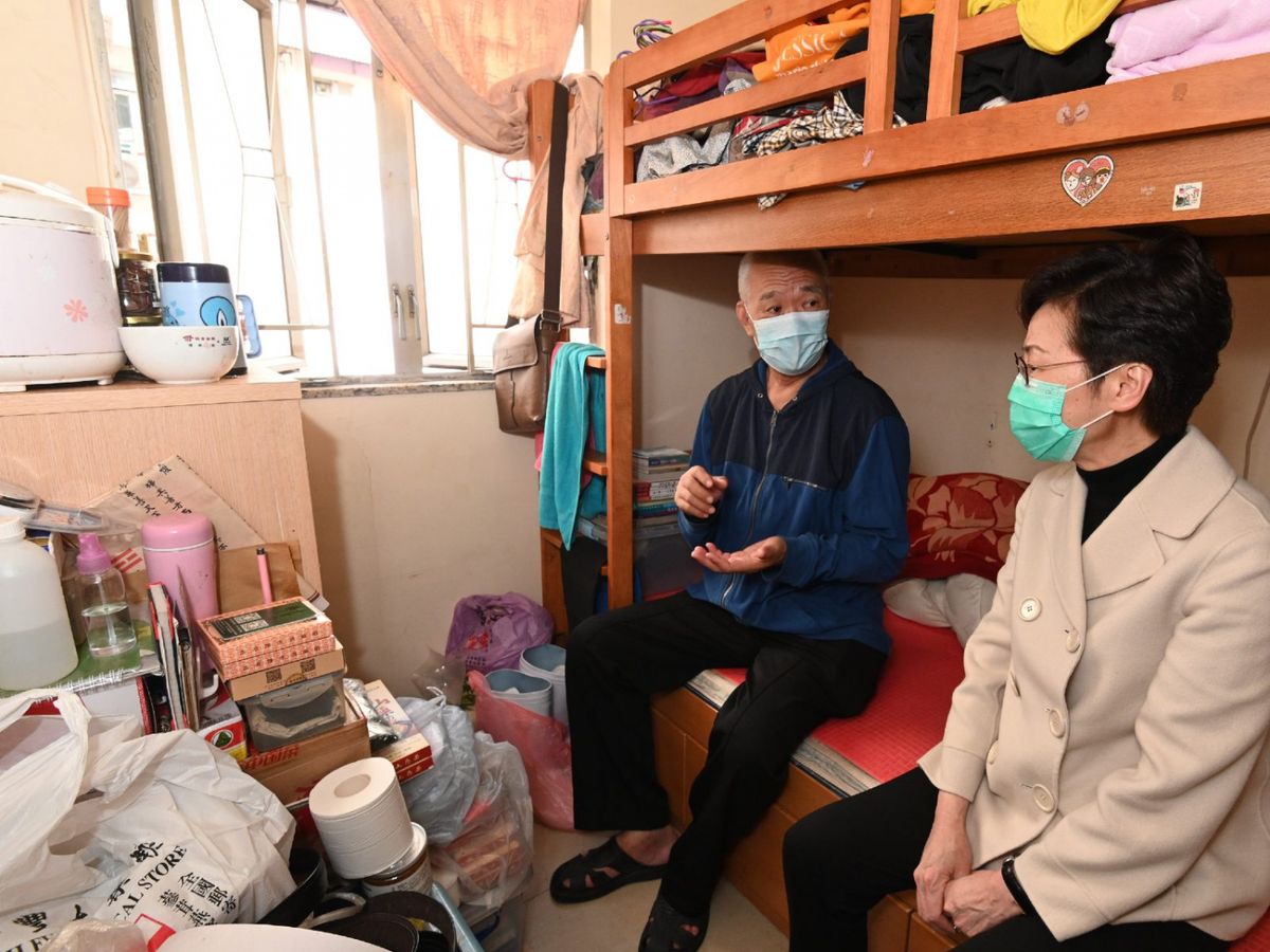 床位籠屋呎租104元貴豪宅3 5倍 劏房人均居住面積中位數細過獨立囚倉