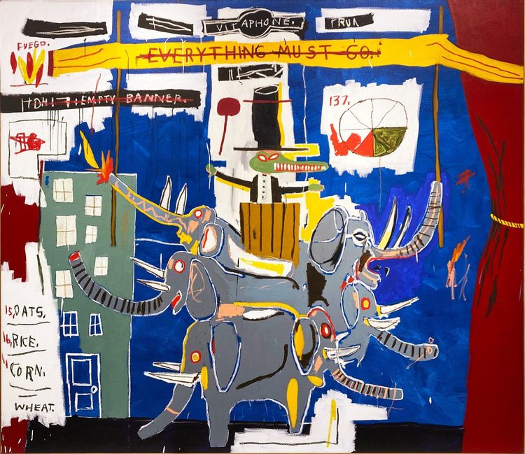 劉鑾雄至愛藏畫, Jean-Michel Basquiat Everything Must Go 
