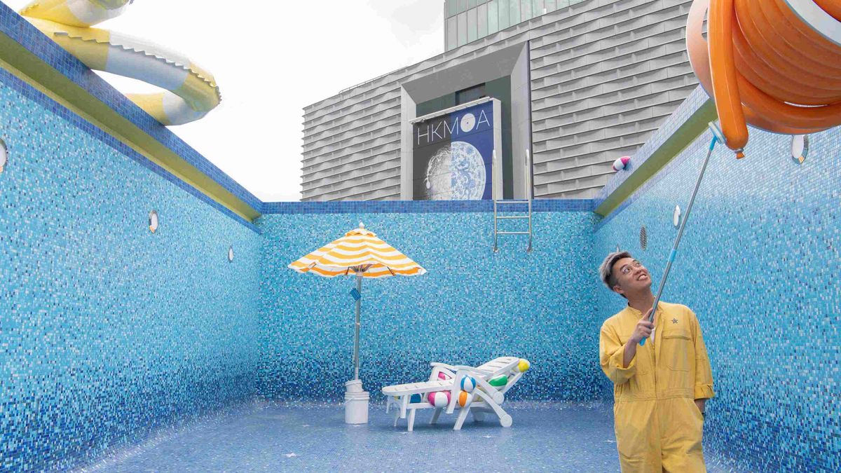香港好去處2023, 親子好去處, 親子活動, 香港藝術館戶外全新打卡位, 巨型泳池登陸尖沙咀, 香港財經時報
