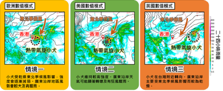 天文台, 颱風消息, 颱風, 超強颱風, 小犬, 路徑, 8號風球, 熱帶氣旋, 高空反氣旋, 9天天氣預測, hkbt, 香港財經時報