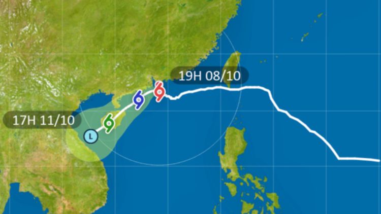 颱風小犬路徑圖