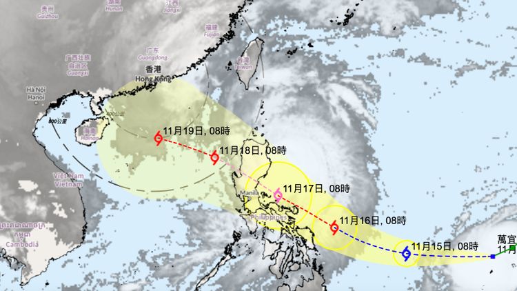 再打風天文台強烈熱帶風暴萬宜下周二颱風級闖香港400公里, 香港財經時報
