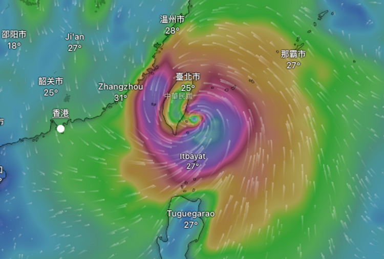 國慶, 颱風生成, 4個電腦模式, 預測路徑比較, 天文台, 2個氣象, 影響香港, hkbt, 香港財經時報