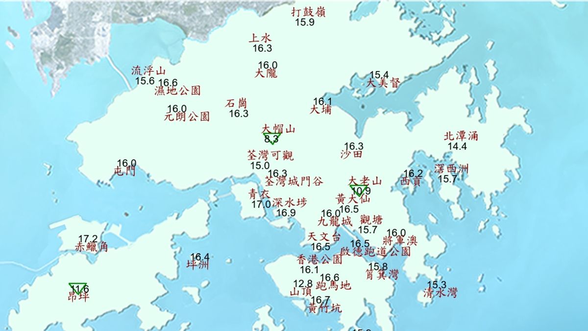 香港天氣預報, 天文台, 今日早上清涼 有一兩陣微雨, 週末期間轉冷, 新界部分地區又嚴寒