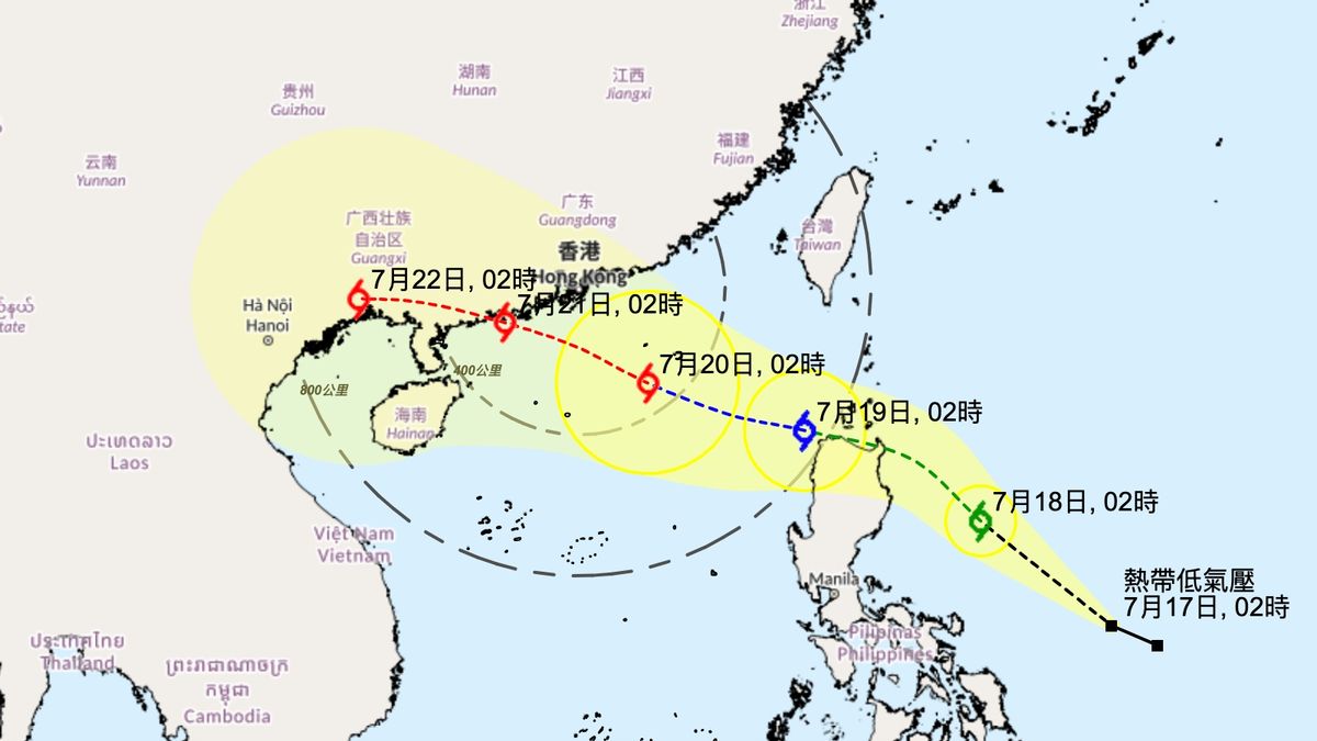 天文台：天氣極端酷熱！菲律賓熱帶氣旋週日最近香港 打風機會高