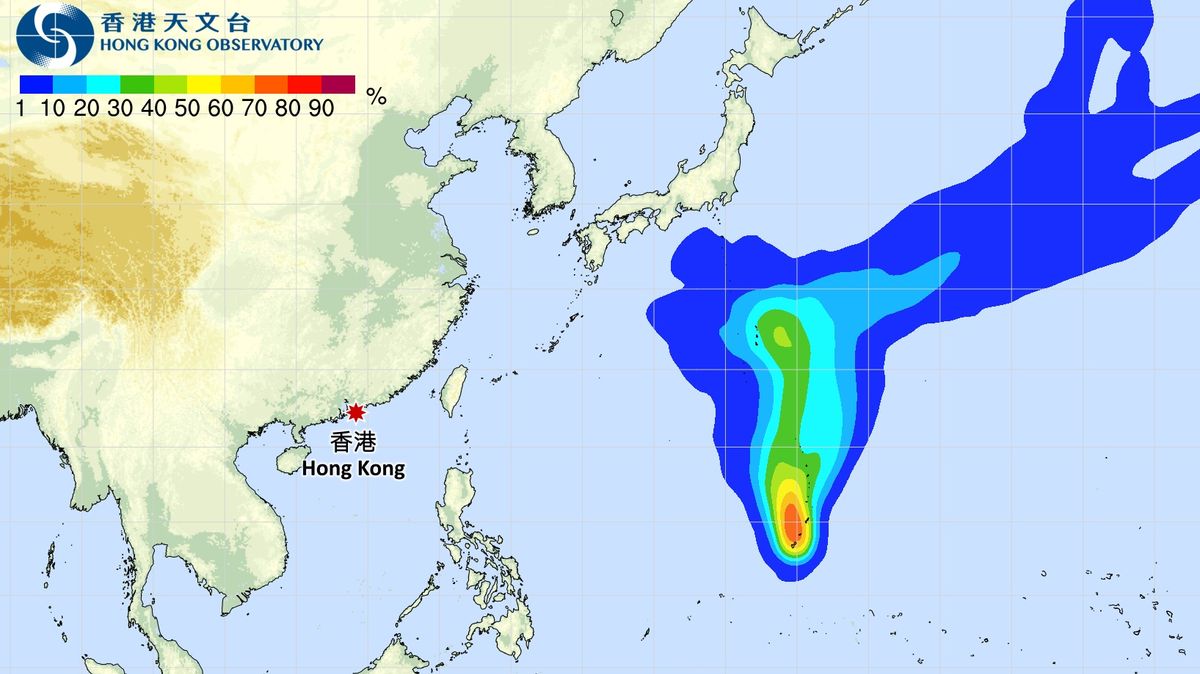 竹節草、范斯高唔入界 本港風勢微弱！天文台：今明酷熱 高溫會觸發雷雨