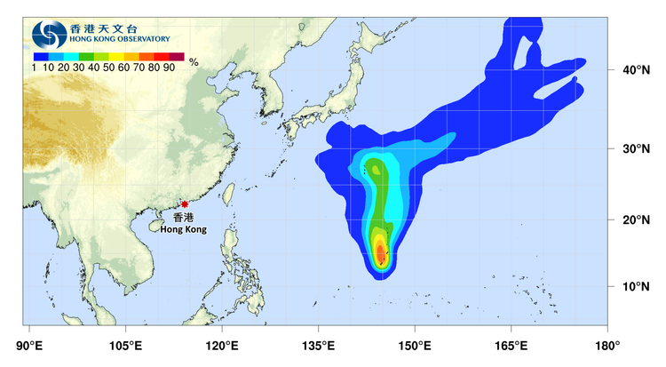 竹節草、范斯高唔入界 本港風勢微弱！天文台：今明酷熱 高溫會觸發雷雨