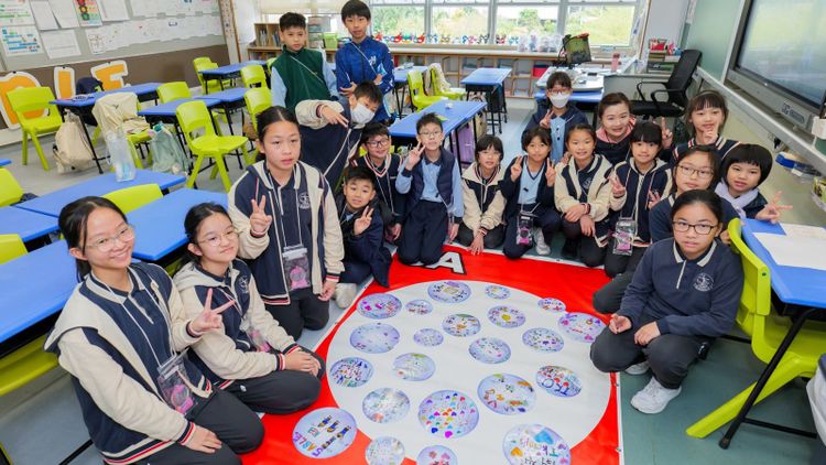 將軍澳循道衛理小學「330健康身心靈日」逾2,000名家長及學生到校參與