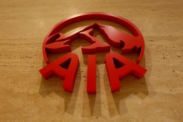 友邦保險半日升3.1%