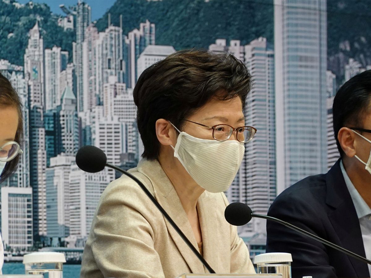 林鄭：居家令或禁足令有如宵禁 不會貿然引用極端舉措 「DNA樣本送中」是抹黑中央