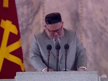  北韓-金正恩-哽咽-落淚-勞動黨-新冠肺炎-颱風-香港財經時報HKBT