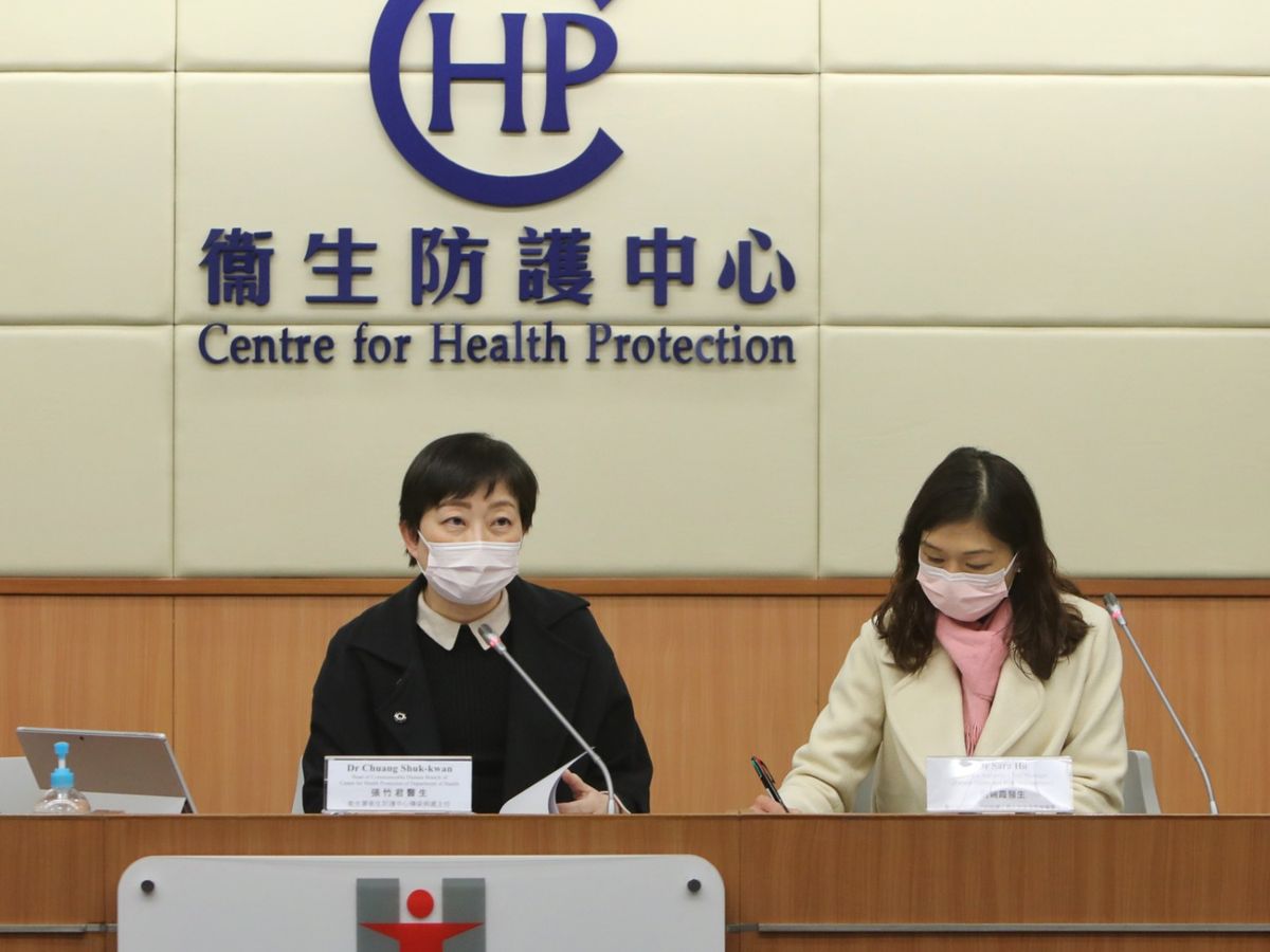 香港疫情-張竹君-衞生防護中心-1月2日新增35宗確診再多3幢大廈需要強制檢測