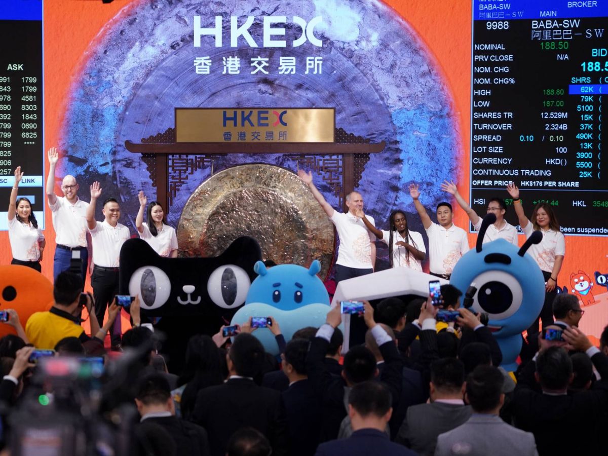 牛年開市港股炒落後-阿里巴巴值摶率最高-阿里巴巴股價