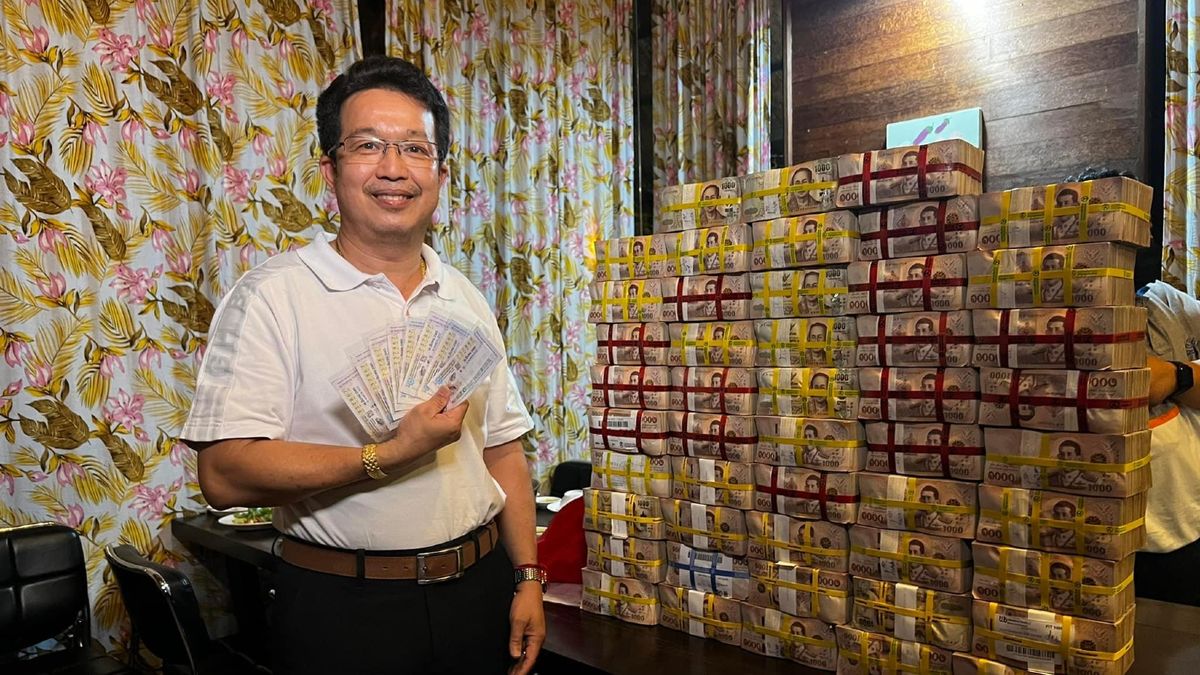 泰國天選之人買8張彩票全中頭獎！贏得4,800萬泰銖獎金！自覺1個原因中獎