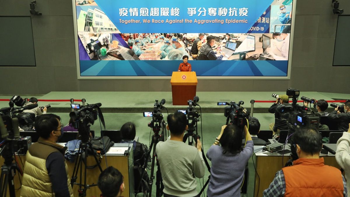 行政長官選舉押後｜林鄭月娥：不考慮封城｜但用身份證配合｜部署數次全民檢測