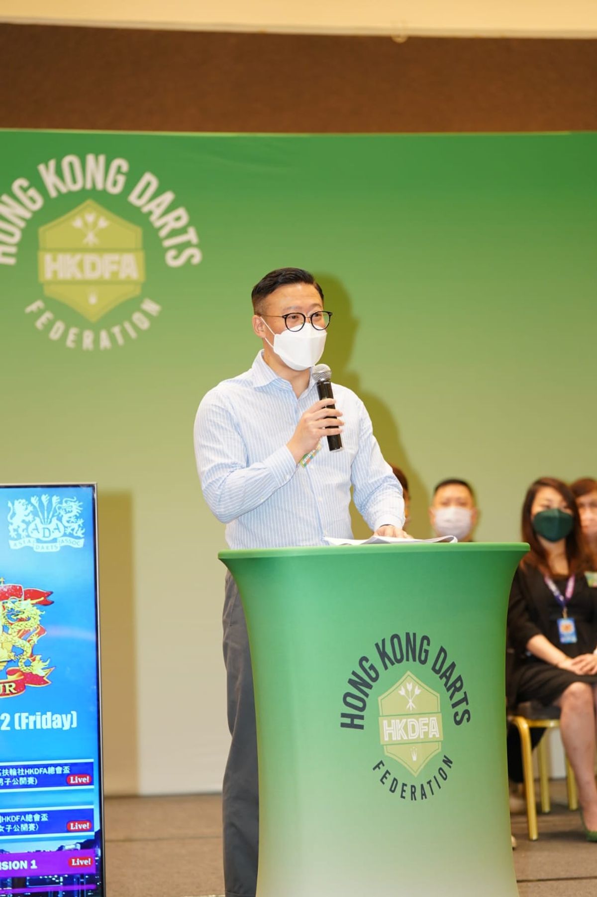 飛鏢運動, 發展, 備受關注, 香港⾶鏢聯合總會, 第三屆, 理事會, 就職典禮, 圓滿舉行