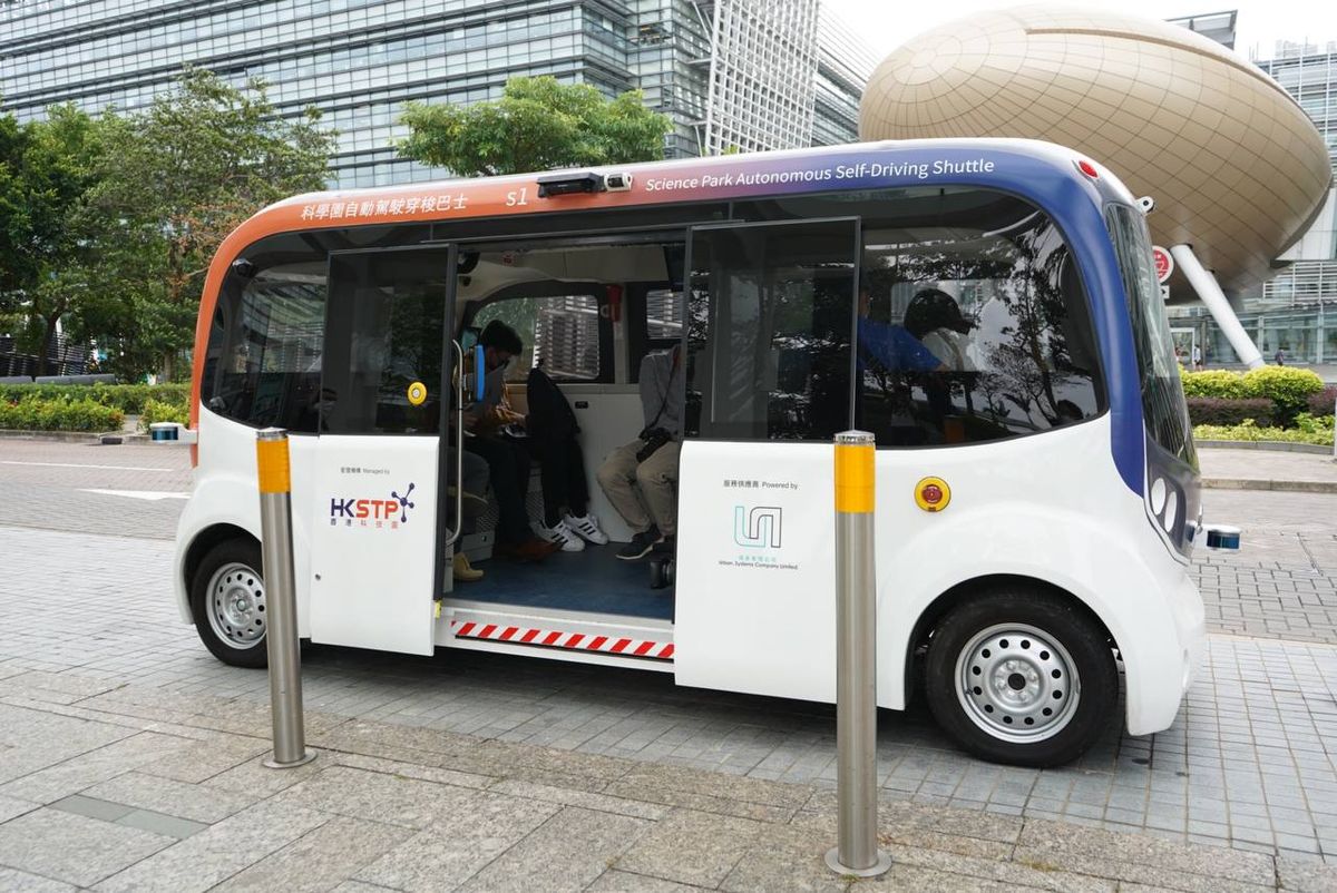 今次推出的自動駕駛車輛暫定沿科學園園區東、西大道的路線試行
