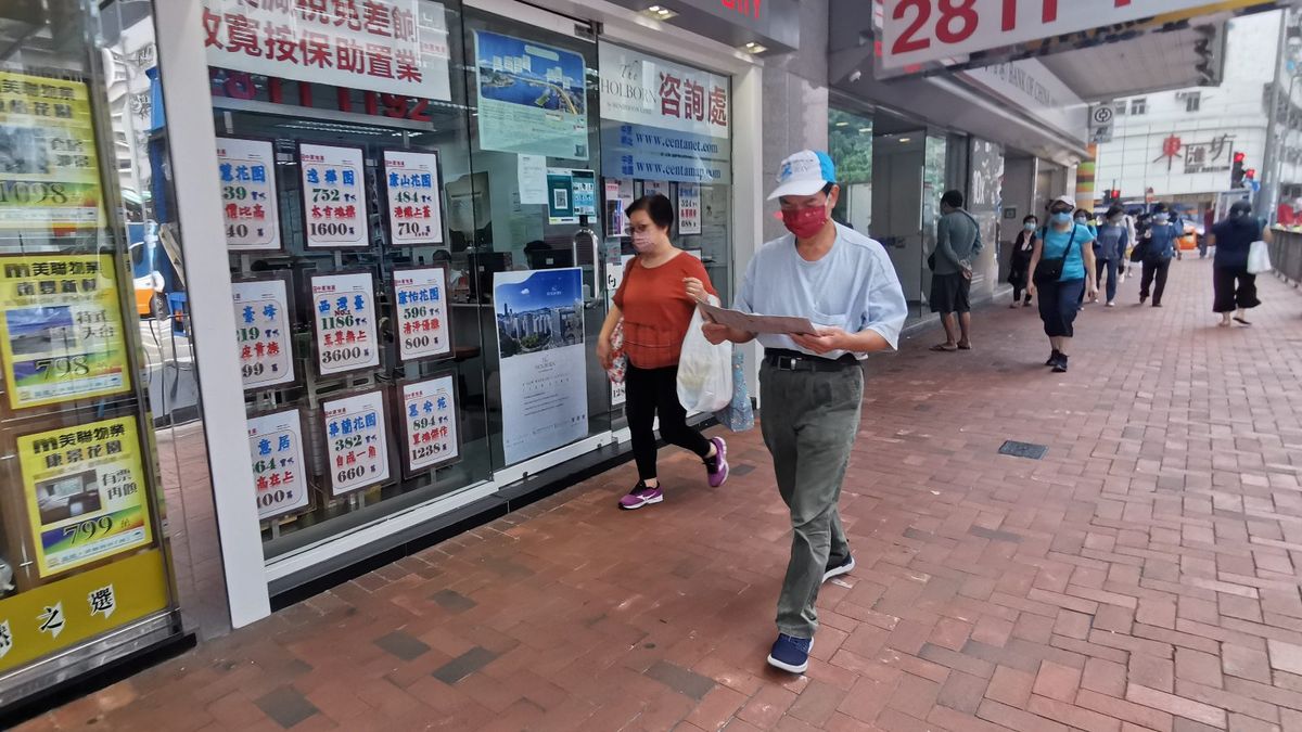 中原經紀人指數連升2周惟未突破睇淡區！預示樓價跌勢不變