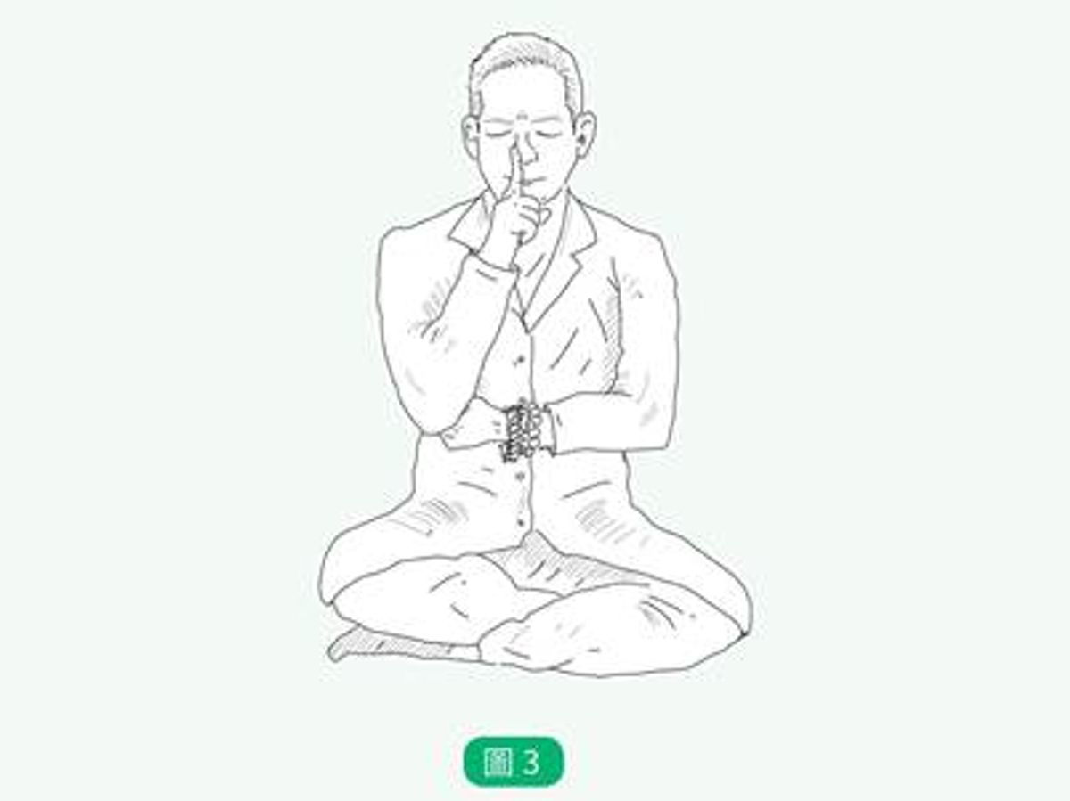 古老藏呼吸方法步驟三
