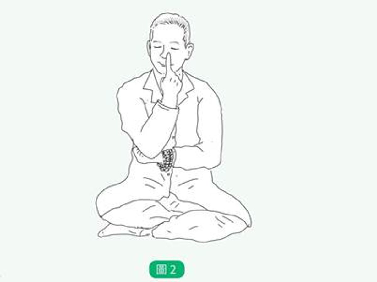古老藏呼吸方法步驟二