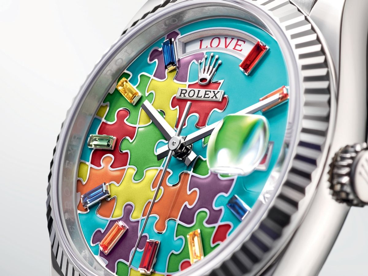 勞力士, 勞力士2023, rolex, day-date, 新款, 拼圖面, 手錶, 多圖, hkbt, 香港財經時報