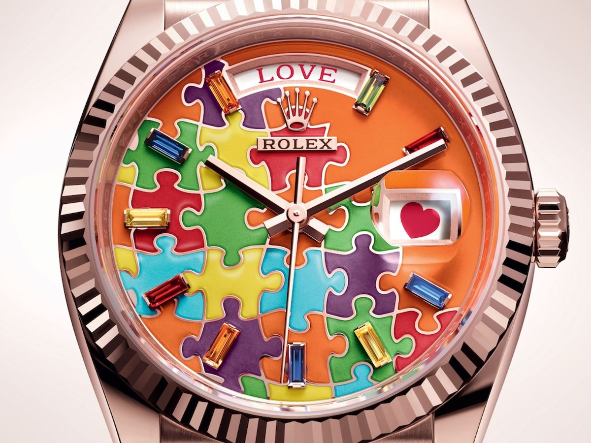 勞力士, 勞力士2023, rolex, day-date, 新款, 拼圖面, 手錶, 多圖, hkbt, 香港財經時報