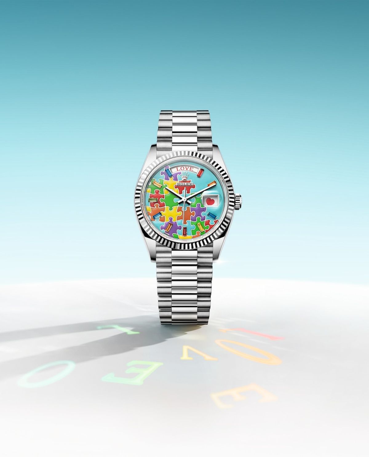 勞力士, 勞力士2023, rolex, day-date, 新款, 拼圖面, 手錶, 多圖, hkbt, 香港財經時報
