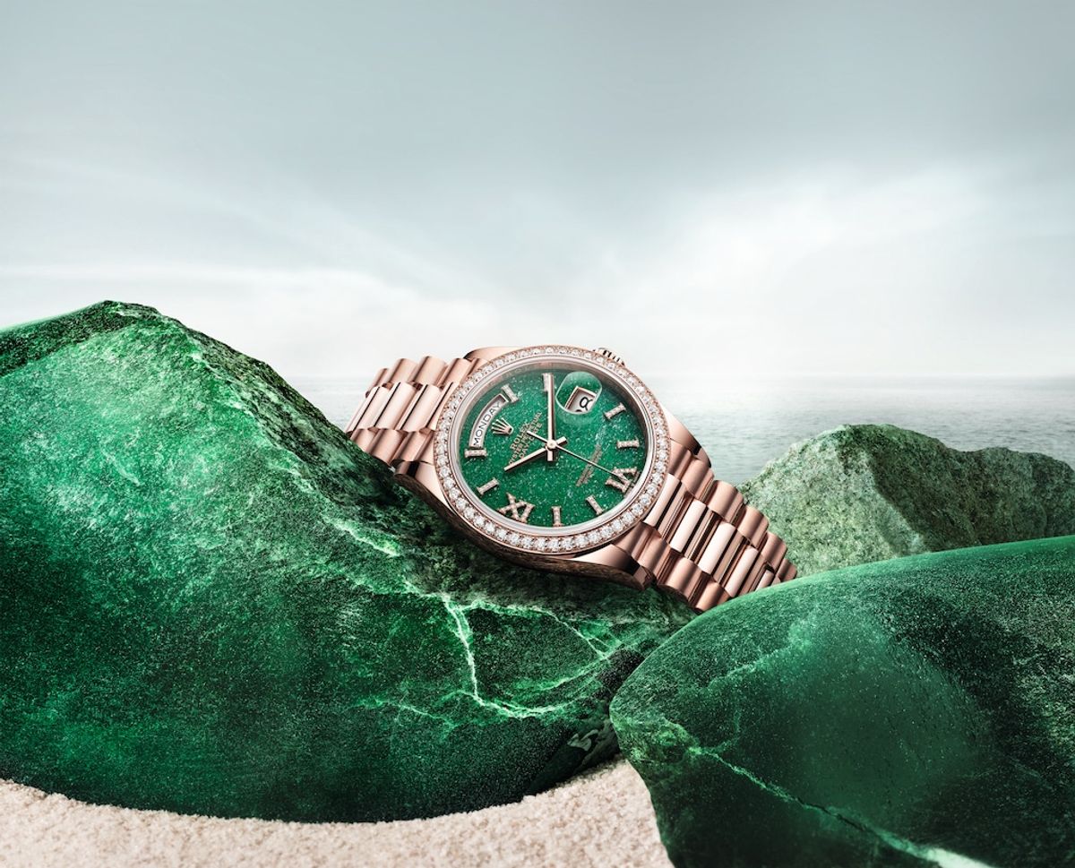 勞力士, 勞力士2023, rolex, day-date, 新款, 拼圖面, 手錶, 多圖, hkbt, 香港財經時報