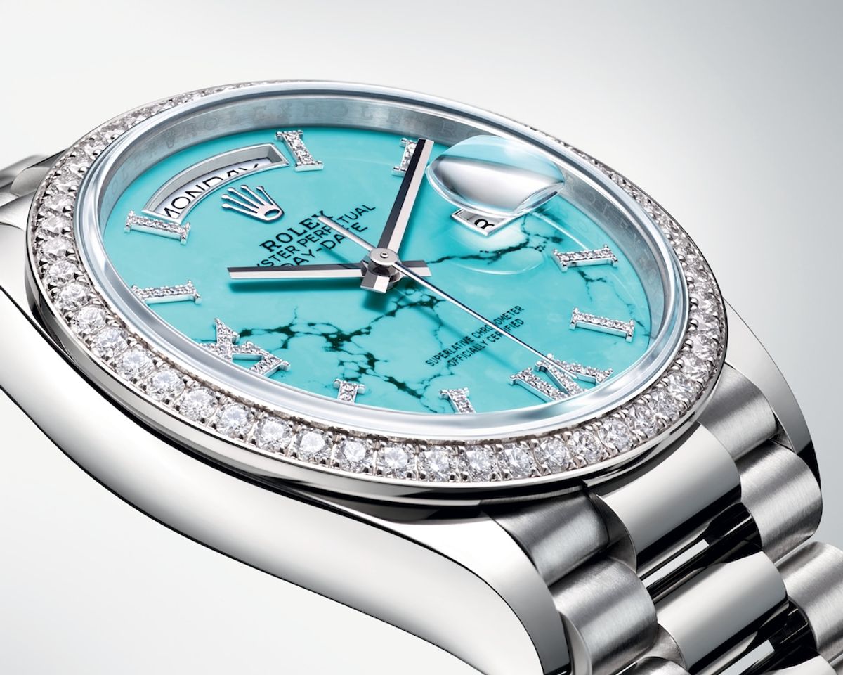 勞力士, 勞力士2023, rolex, day-date, 新款, 拼圖面, 手錶, 多圖, hkbt, 香港財經時報
