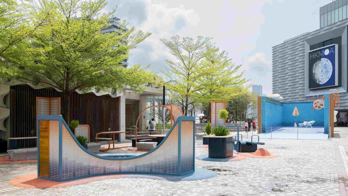 香港好去處2023, 親子好去處, 親子活動, 香港藝術館戶外全新打卡位, 巨型泳池登陸尖沙咀, 香港財經時報