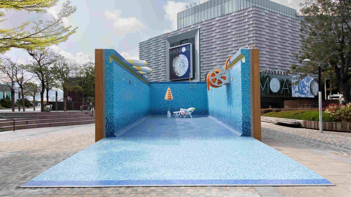 香港好去處2023, 親子好去處, 親子活動, 香港藝術館戶外全新打卡位, 巨型泳池登陸尖沙咀, 香港財經時報