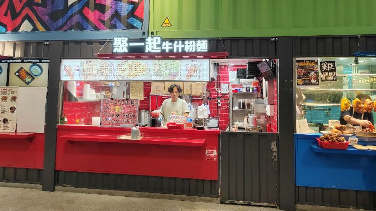 麗閣, 美食街