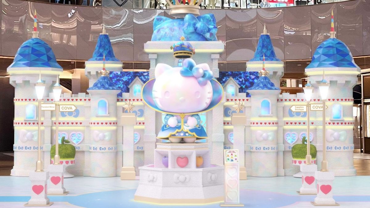 親子好去處2023｜6米高Hello Kitty幻彩城堡！期間限定店＋Kitty餐館