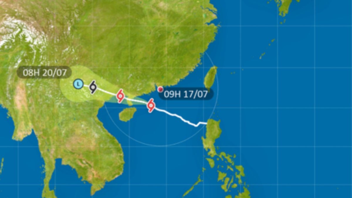 熱帶風暴泰利路徑資訊