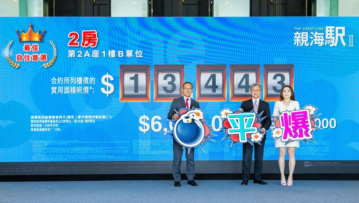 新盤2023｜油塘親海駅II首批132伙｜折實最平290萬！長實：「平爆價」不賺盡｜首張價單詳情