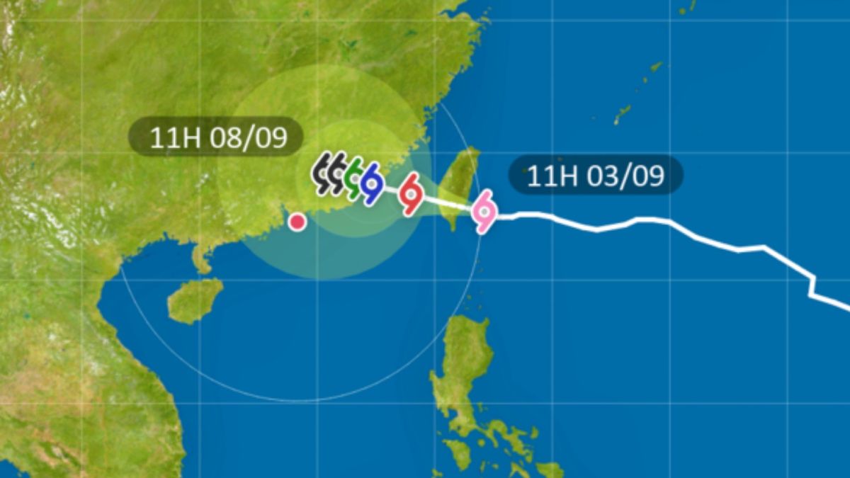 熱帶氣旋海葵路徑走勢