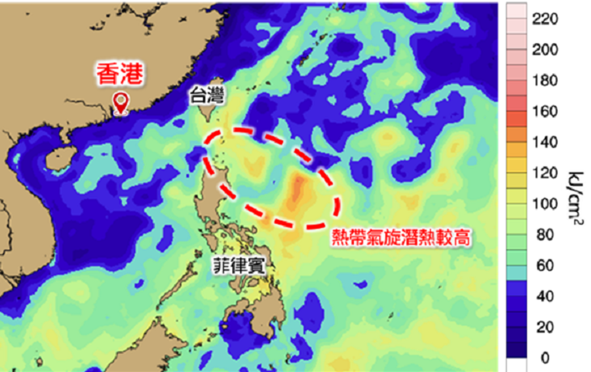 天文台, 颱風消息, 颱風, 超強颱風, 小犬, 路徑, 8號風球, 熱帶氣旋, 高空反氣旋, 9天天氣預測, hkbt, 香港財經時報