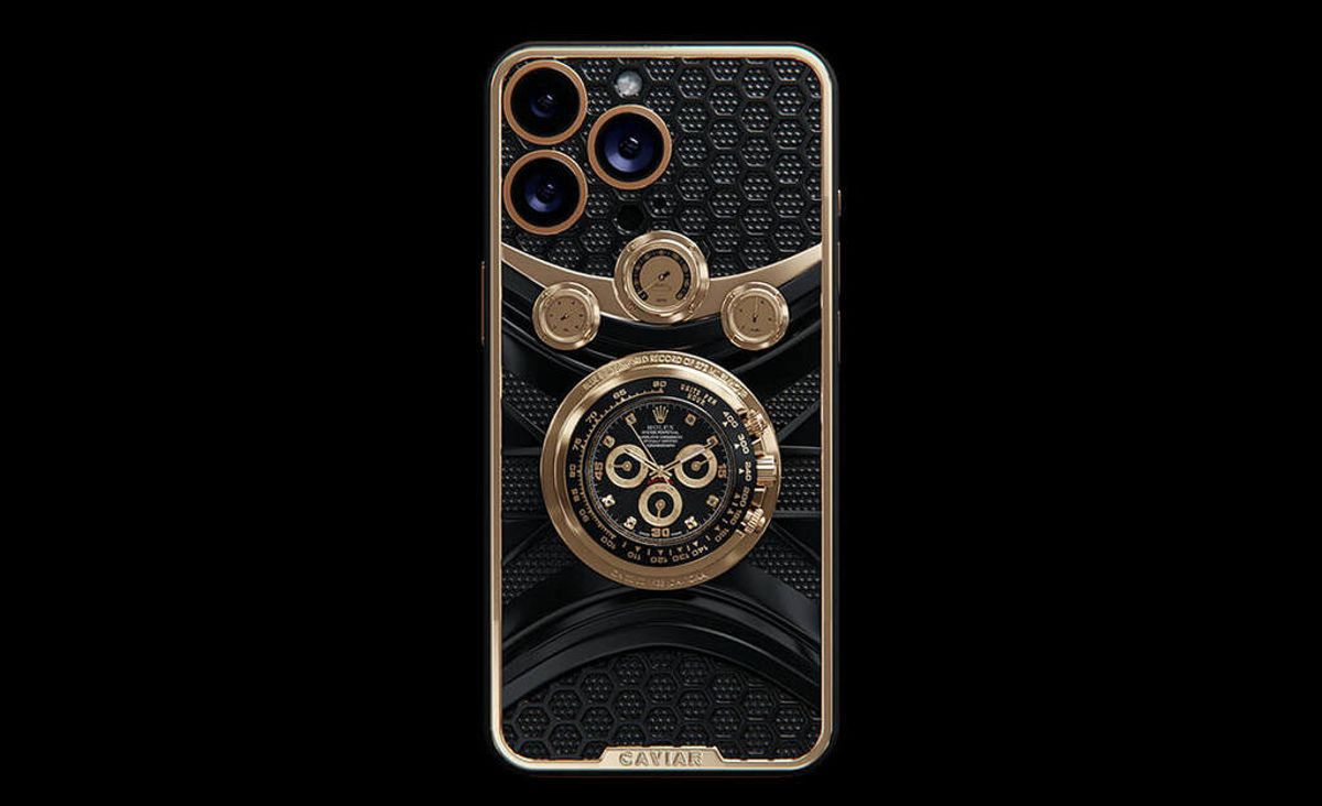 勞力士, rolex, apple, 杜拜限量版iphone15, 將勞力士地通拿嵌入機背, 最貴索價4407774港元, 全線每個版本限量3部, 多圖, hkbt, 香港財經時報