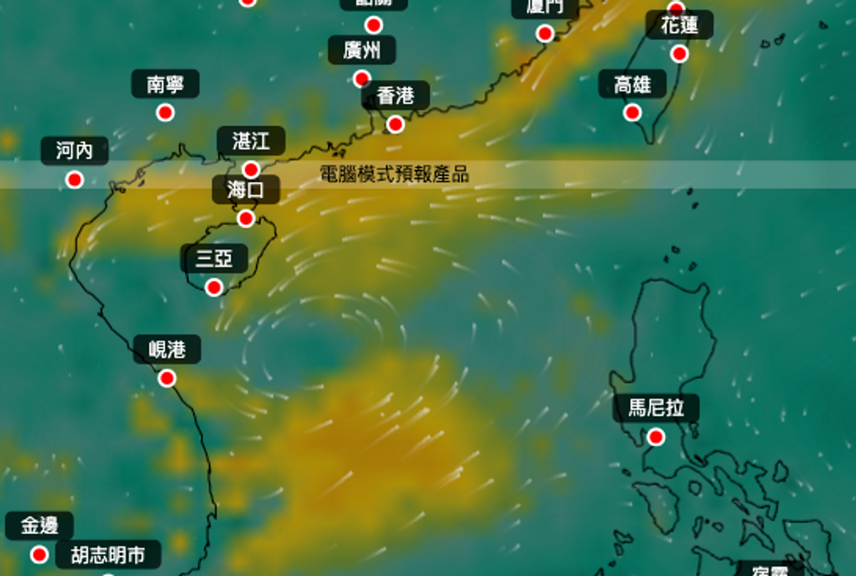 天文台, 颱風消息, 熱帶氣旋, 小犬, 廣闊低壓區, 熱帶低氣壓, 中秋, 國慶, 地球天氣, 歐洲氣象圖, 美國氣象圖, 9天天氣預測, hkbt, 香港財經時報