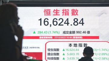 港股分析, 恒生指數, 跌勢略見喘定, 2024年1月上旬市況預測, 騰訊, 網易, 郭思己見, 郭思治,hkbt, 香港財經時報