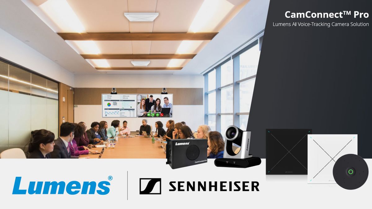 Lumens選擇Sennheiser TCC M天花陣列麥克風，打造更出眾的混合會議體驗
