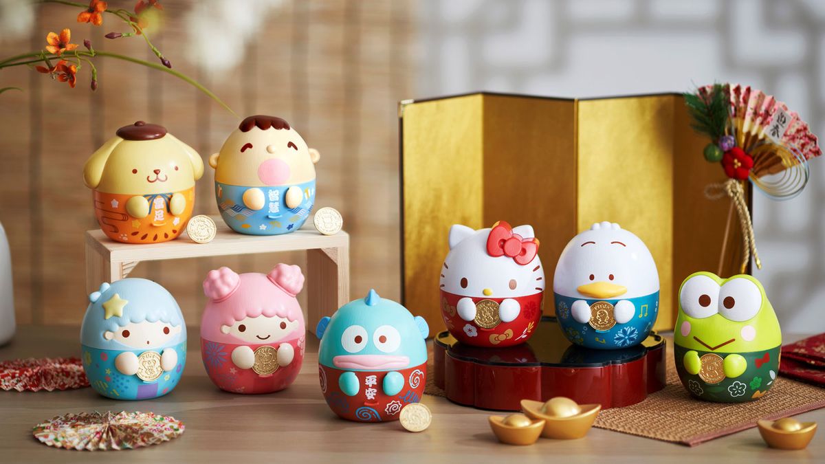 Sanrio characters圓咕Luck新春駕臨7-Eleven！超萌「八小褔」儲滿祝福，祝願龍年招財納福錢財堆滿屋。