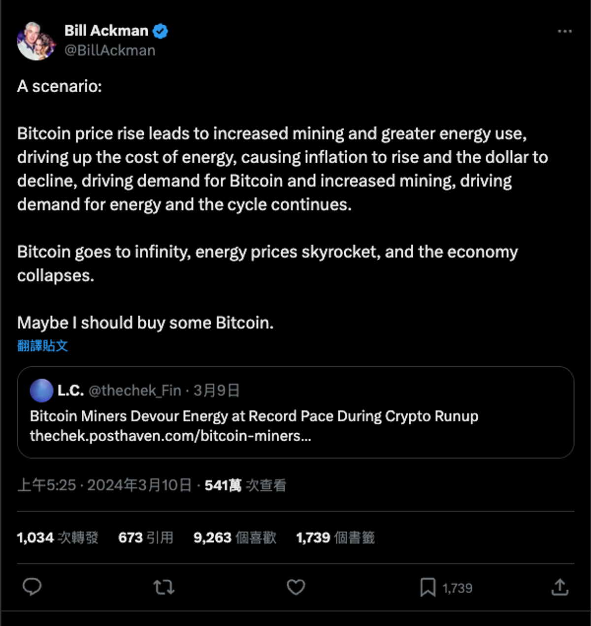 比特幣, bitcoin, 對沖基金經理, 歷史新高, 70000美元, 加密貨幣, hkbt, 香港財經時報