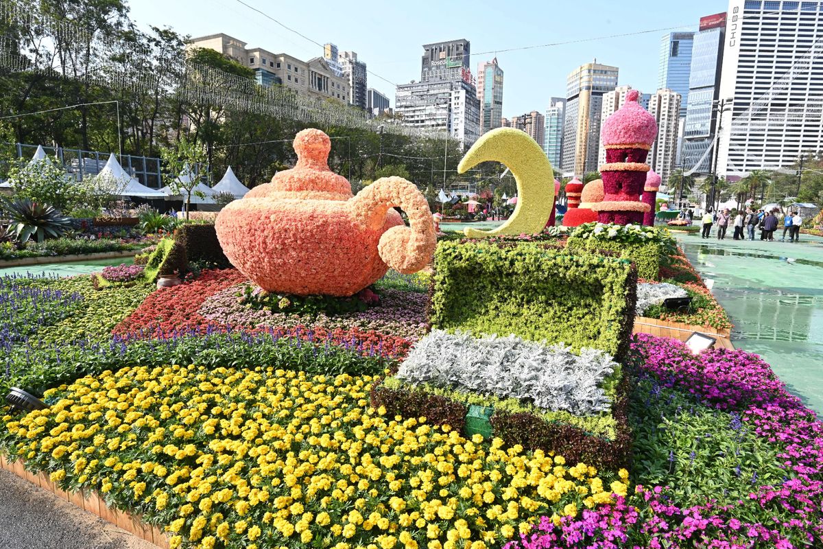香港花卉展覽2024, 花展, 一連10日, 維園舉行, 5個打卡位, 每晚3場燈光秀, hkbt, 香港財經時報