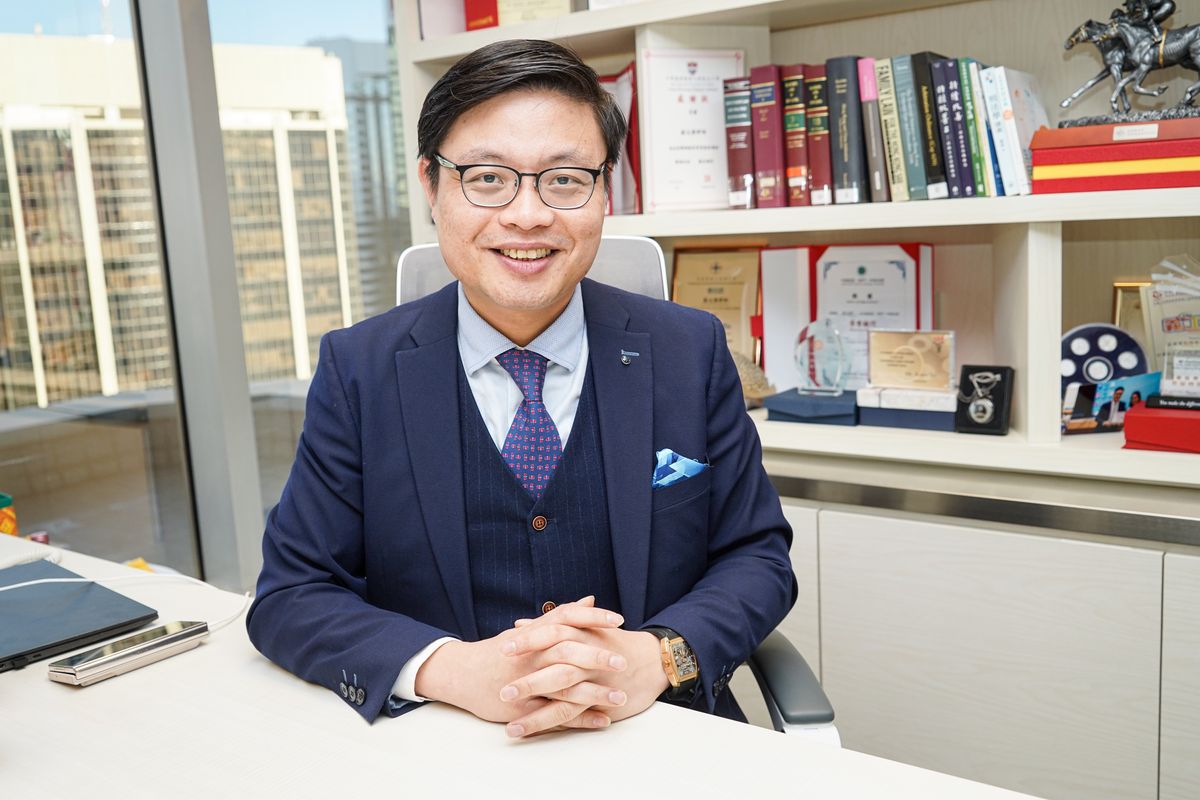 蘇文傑在大學期間才找到自己要讀法律的方向。