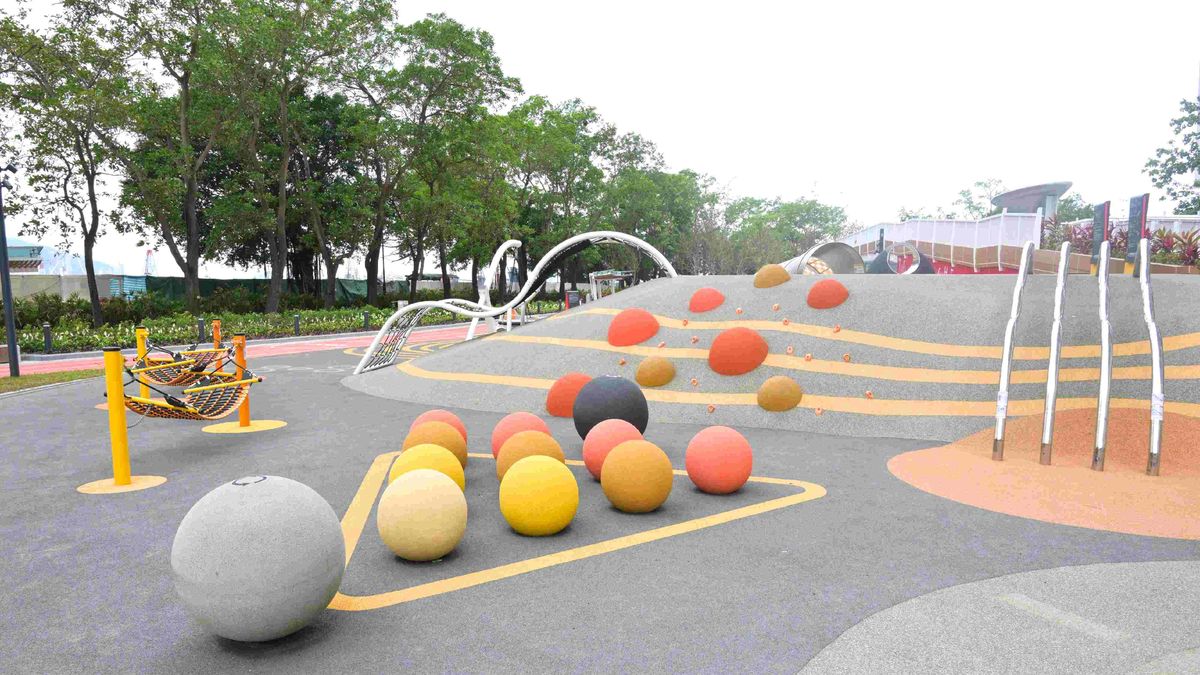 親子好去處｜大角咀海輝道公園啓用！9500平方米奧運獨特遊園體驗