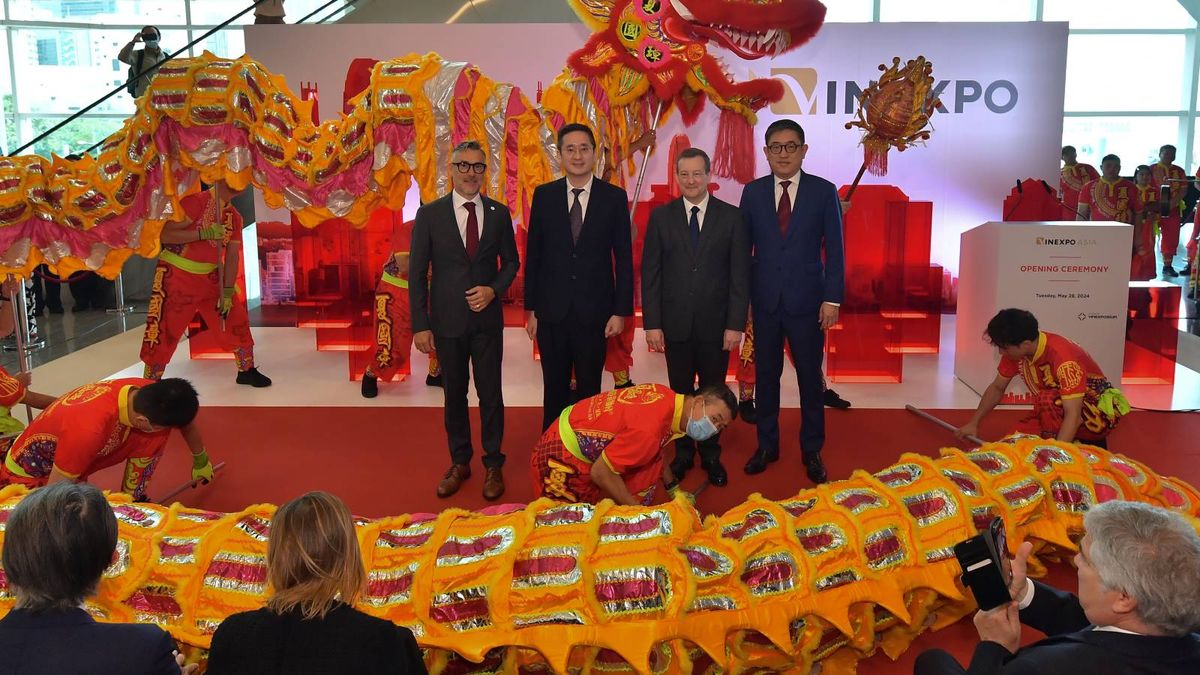 國際葡萄酒及烈酒商貿展Vinexpo Asia一連三天會展舉行 