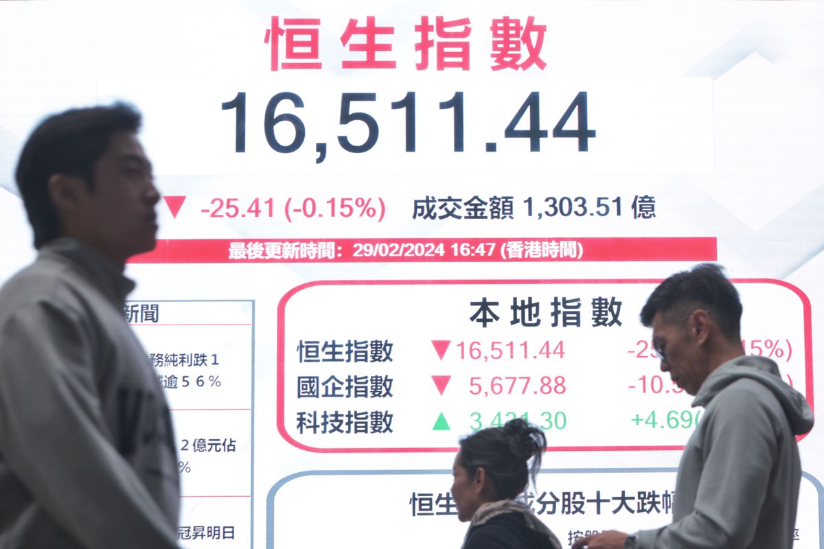 港股分析｜恒生指數24年統計！3月跌市比率54%！6大除淨高息藍籌股