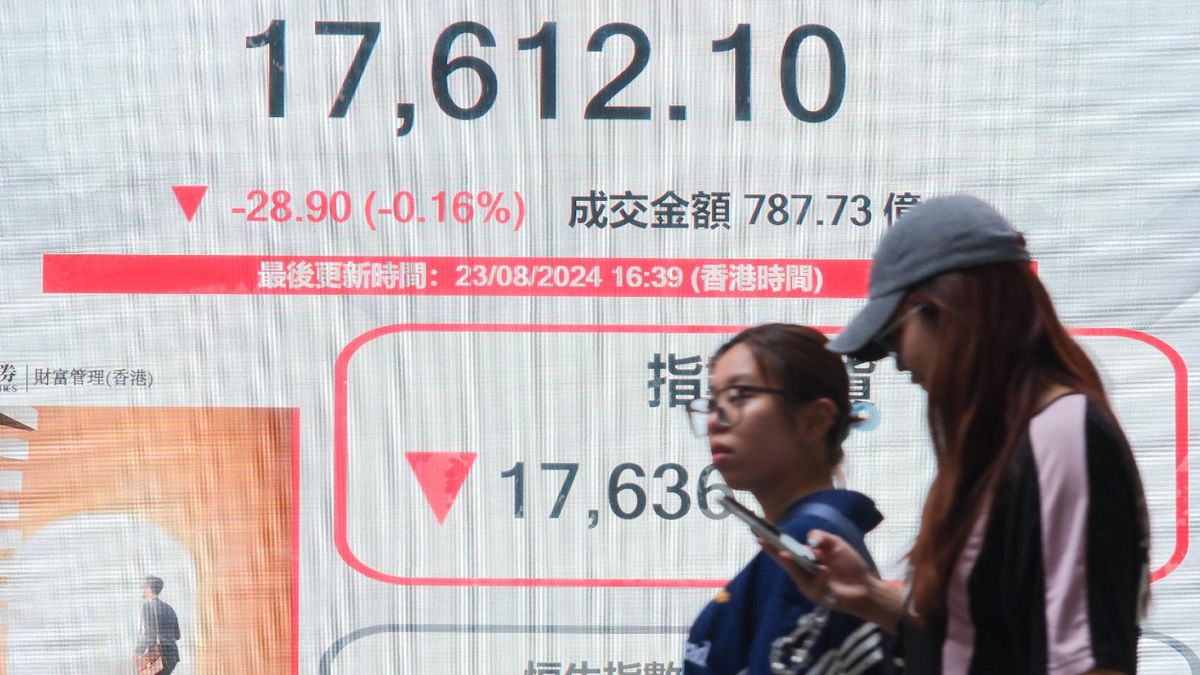 恒生指數8月23日全日跌28點！港股已反映減息預期