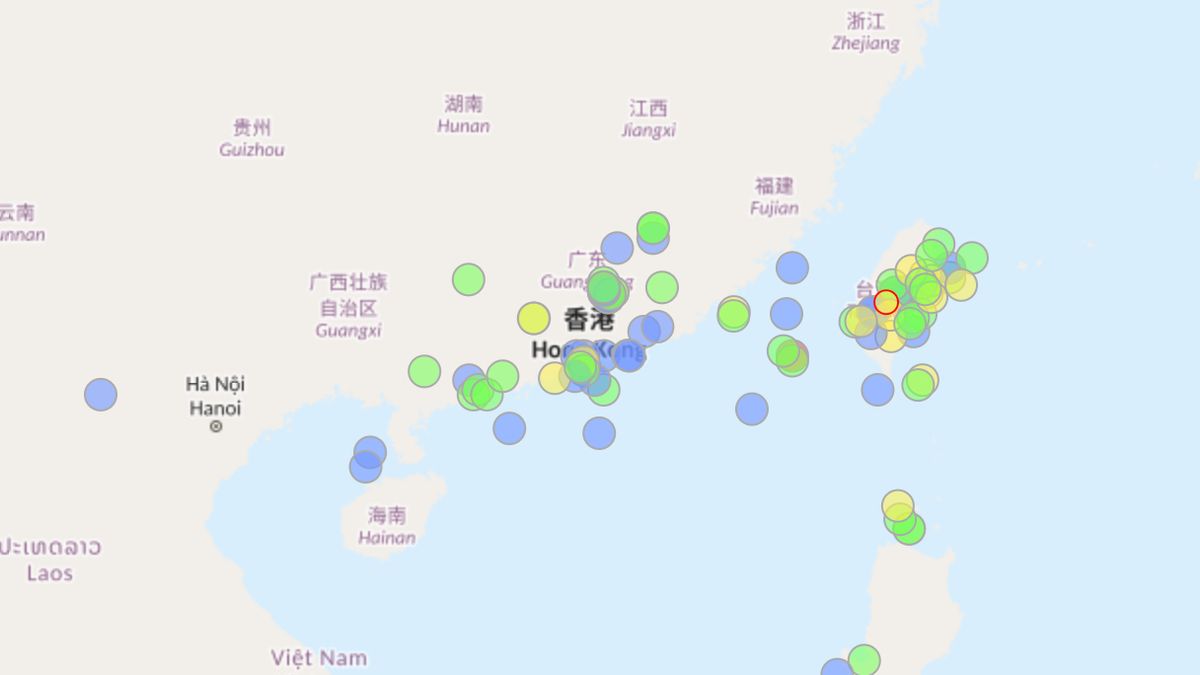 天文台, 12月30日凌晨台灣5級地震！香港有市民報告感輕微震動
